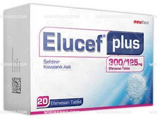 ELUCEF 300 MG 20 EFERVESAN TABLET 1 ELUCEF 300 MG 20 EFERVESAN TABLET 29416