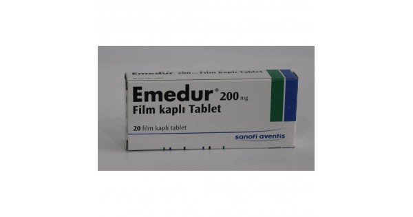 EMEDUR 200 MG 20 FILM KAPLI TABLET 1 EMEDUR 200 MG 20 FILM KAPLI TABLET 29441