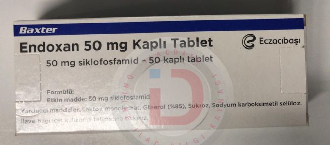 ENDOXAN 50 MG 50 DRAJE 1 ENDOXAN 50 MG 50 DRAJE 29472