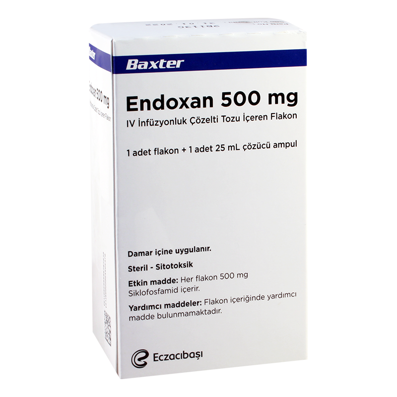 ENDOXAN 500 MG IV INFUZYONLUK COZELTI TOZU ICEREN FLAKON 1 ENDOXAN 500 MG IV INFUZYONLUK COZELTI TOZU ICEREN FLAKON 29474