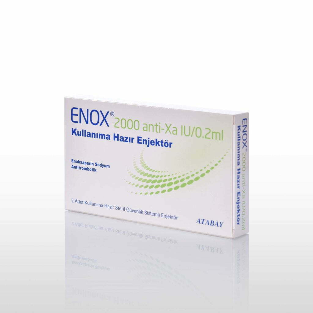 ENOX 2000 ANTI-XA IU/0,2 ML KULL.HAZIR ENJEKTOR 1 ENOX 2000 ANTI XA IU 02 ML KULL.HAZIR ENJEKTOR 29492