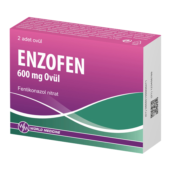 ENZOFEN 600 MG OVUL (2 OVUL) 1 ENZOFEN 600 MG OVUL 2 OVUL 21384