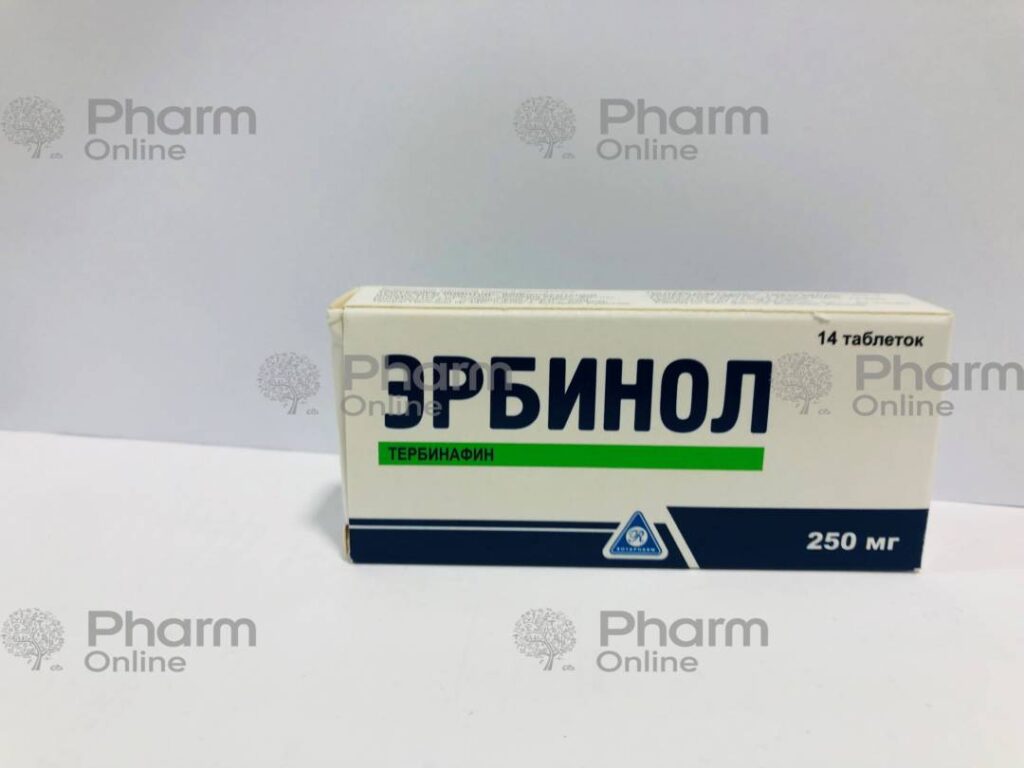 ERBINOL 250 MG TABLET (14 TABLET) 1 ERBINOL 250 MG TABLET 14 TABLET 29586