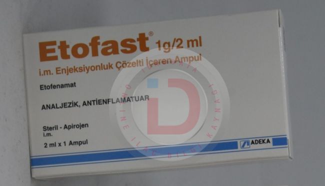 ETOFAST 1 GR 2 ML IM ENJEKSIYONLUK COZELTI 21483