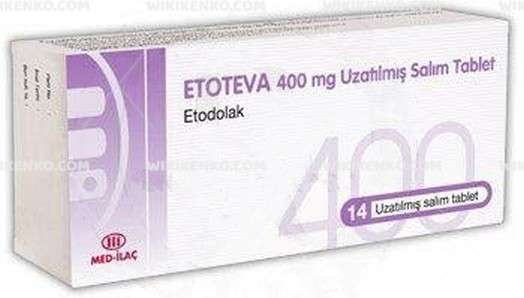 ETOTEVA 400 MG 14 UZATILMIS SALIM TABLET 1 ETOTEVA 400 MG 14 UZATILMIS SALIM TABLET 29683