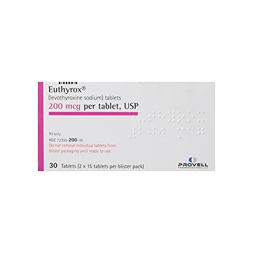 EUTHYROX 200 MCG 50 TABLET 1 EUTHYROX 200 MCG 50 TABLET 29694