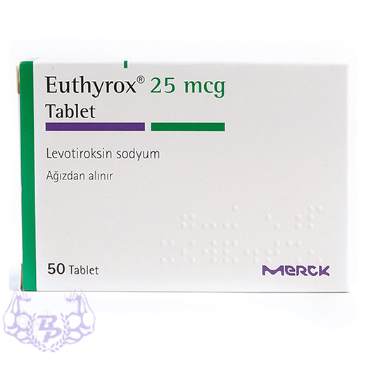 EUTHYROX 25 MCG 50 TABLET 1 EUTHYROX 25 MCG 50 TABLET 21500