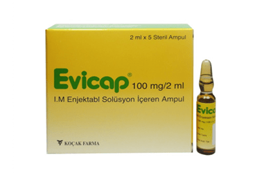 EVICAP 100 MG/2 ML IM ENJEKTABL SOLUSYON ICEREN 5 AMPUL 1 EVICAP 100 MG 2 ML IM ENJEKTABL SOLUSYON ICEREN 5 AMPUL 29703