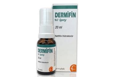 EXIFIN %1 DERIYE UYGULANACAK SPREY, COZELTI (20 ML) 1 EXIFIN 1 DERIYE UYGULANACAK SPREY COZELTI 20 ML 21553