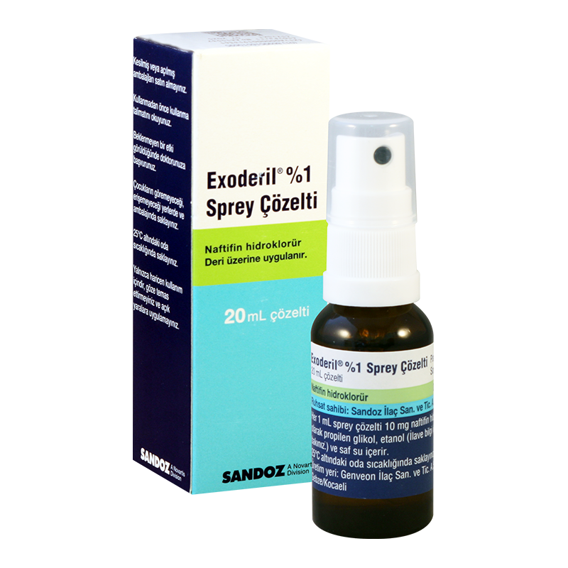 EXODERIL % 1 SPREY, COZELTI 1 EXODERIL 1 SPREY COZELTI 21560