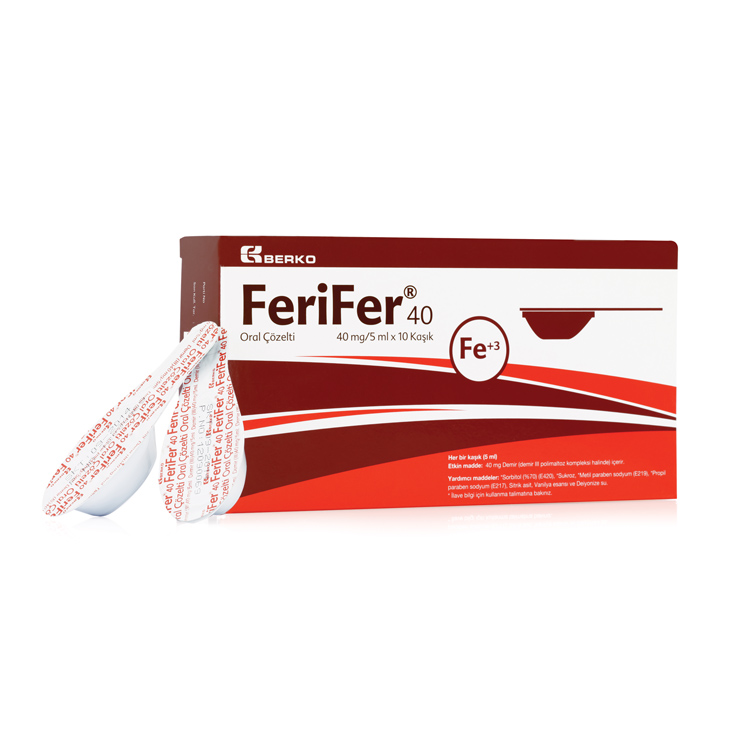 FERIFER-40 ORAL COZELTI 40 MG/5 ML 10 KASIK 1 FERIFER 40 ORAL COZELTI 40 MG 5 ML 10 KASIK 26700