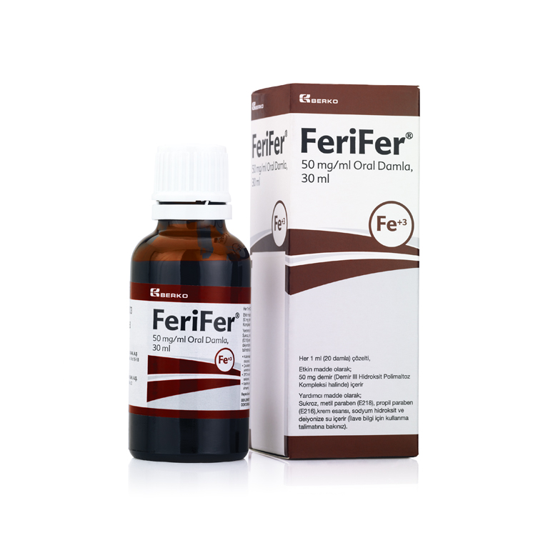 FERIFER 50 MG/ML ORAL DAMLA (30ML,1 SISE) 1 FERIFER 50 MG ML ORAL DAMLA 30ML1 SISE 29846