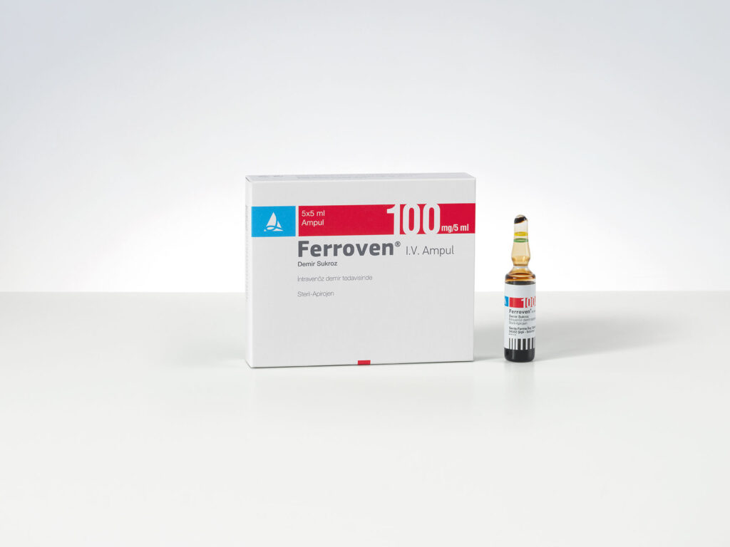 FERROVEN 100 MG / 5 ML IV ENJEKSIYONLUK COZELTI (5 AMPUL) 1 FERROVEN 100 MG 5 ML IV ENJEKSIYONLUK COZELTI 5 AMPUL 21648