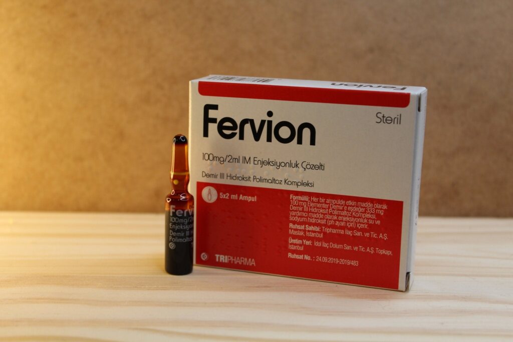 FERVION 100MG/2ML IM ENJEKSIYONLUK COZELTI (2 ML) 1 FERVION 100MG 2ML IM ENJEKSIYONLUK COZELTI 2 ML 21659