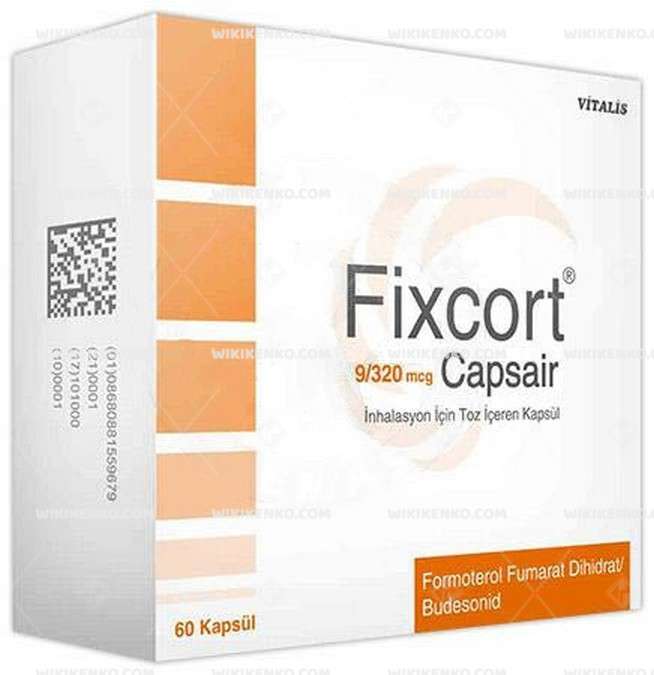 FIXCORT 9/320 MCG CAPSAIR INHALASYON ICIN TOZ ICEREN KAPSUL (60 KAPSUL) 1 FIXCORT 9 320 MCG CAPSAIR INHALASYON ICIN TOZ ICEREN KAPSUL 60 KAPSUL 29892