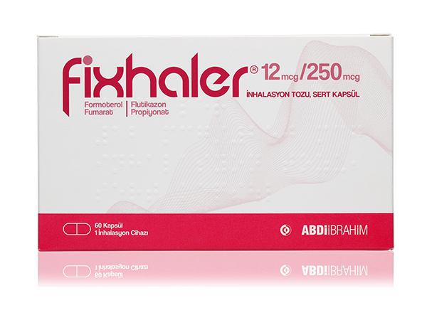 FIXHALER 12 MCG/250 MCG INHALASYON TOZU, SERT KAPSUL (60 KAPSUL) 1 FIXHALER 12 MCG 250 MCG INHALASYON TOZU SERT KAPSUL 60 KAPSUL 21692