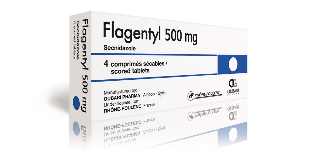 FLAGENTYL 500 MG 4 FILM TABLET 1 FLAGENTYL 500 MG 4 FILM TABLET 29918
