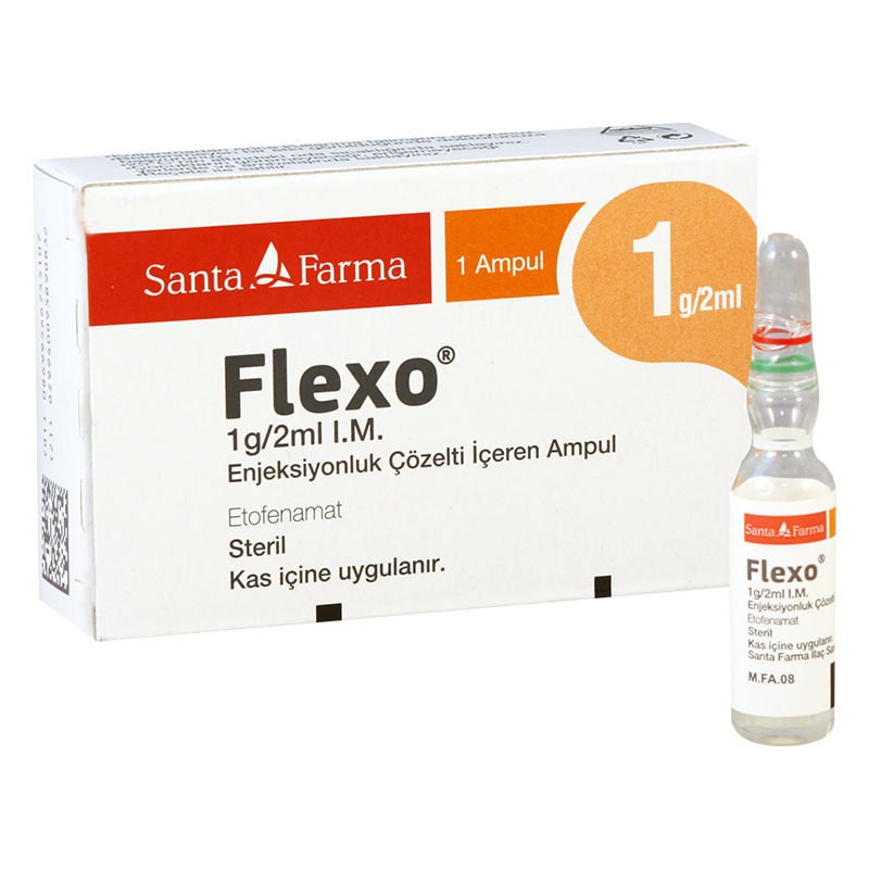 FLEXO 1 G / 2 ML I.M. ENJEKSIYONLUK COZELTI ICEREN AMPUL (1 AMPUL) 1 FLEXO 1 G 2 ML I.M. ENJEKSIYONLUK COZELTI ICEREN AMPUL 1 AMPUL 21712
