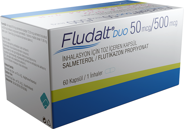 FLUDALT DUO 50 MCG/500 MCG INHALASYON ICIN TOZ ICEREN KAPSUL (60 KAPSUL) 1 FLUDALT DUO 50 MCG 500 MCG INHALASYON ICIN TOZ ICEREN KAPSUL 60 KAPSUL 21746