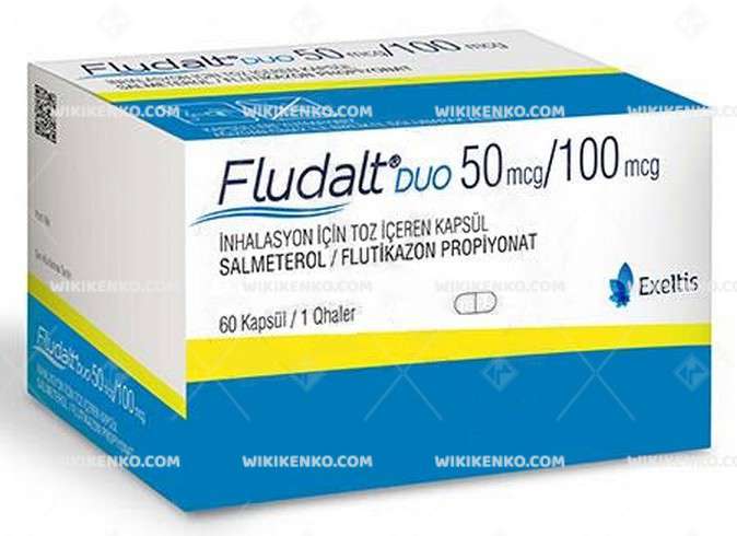FLUDALT DUO 50/100 MCG INHALASYON ICIN TOZ ICEREN 60 KAPSUL 1 FLUDALT DUO 50 100 MCG INHALASYON ICIN TOZ ICEREN 60 KAPSUL 29965
