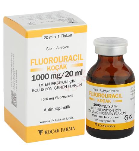FLUOROURACIL-KOCAK 1000 MG/20 ML IV ENJEKSIYON ICIN SOLUSYON ICEREN FLAKON 1 FLUOROURACIL KOCAK 1000 MG 20 ML IV ENJEKSIYON ICIN SOLUSYON ICEREN FLAKON 21752