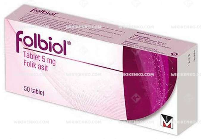 FOLBIOL 5 MG 50 TABLET 1 FOLBIOL 5 MG 50 TABLET 21776