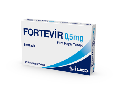 FORTEVIR 0,5 MG 30 FILM KAPLI TABLET 1 FORTEVIR 05 MG 30 FILM KAPLI TABLET 21806