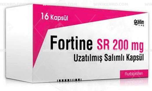 FORTINE SR 200 MG UZATILMIS SALIMLI 16 KAPSUL 1 FORTINE SR 200 MG UZATILMIS SALIMLI 16 KAPSUL 30036