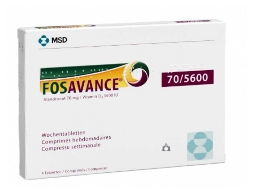 FOSAVANCE 70 MG/2800 IU 4 TABLET 1 FOSAVANCE 70 MG 2800 IU 4 TABLET 21832