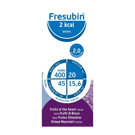FRESUBIN 2 KCAL DRINK ORMAN MEYVELERI AROMALI 4X200 ML 1 FRESUBIN 2 KCAL DRINK ORMAN MEYVELERI AROMALI 4X200 ML 30099