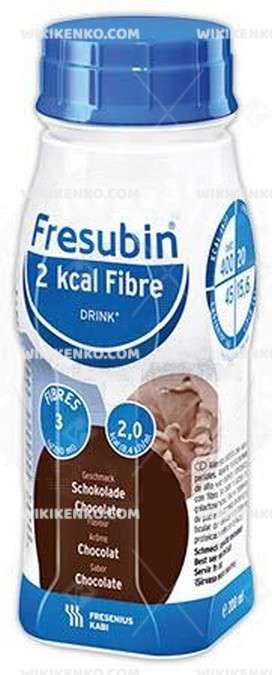 FRESUBIN 2 KCAL FIBRE DRINK CIKOLATA AROMALI 1X200 ML 1 FRESUBIN 2 KCAL FIBRE DRINK CIKOLATA AROMALI 1X200 ML 30101