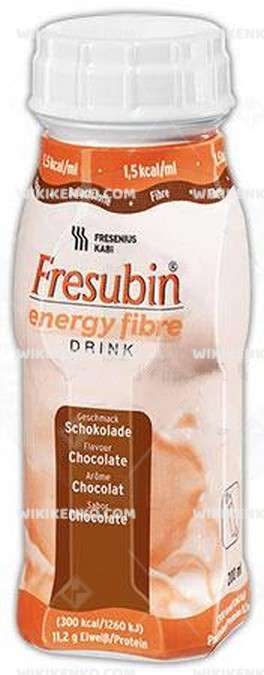 FRESUBIN ENERGY FIBRE DRINK CIKOLATA AROMALI 1X200 ML 1 FRESUBIN ENERGY FIBRE DRINK CIKOLATA AROMALI 1X200 ML 30111