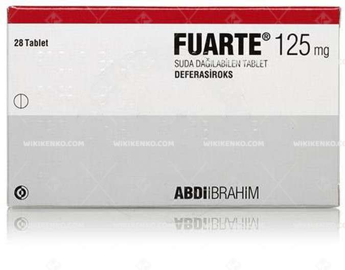 FUARTE 125 MG SUDA DAGILABILEN 28 TABLET 1 FUARTE 125 MG SUDA DAGILABILEN 28 TABLET 21861