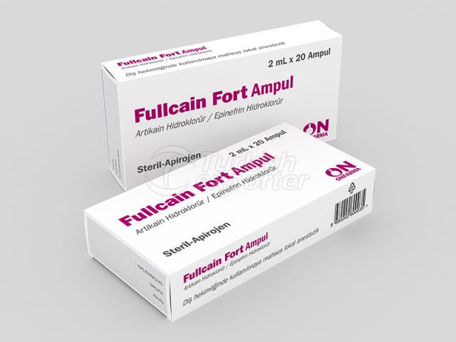 FULLCAIN FORT 2 ML 20 AMPUL 1 FULLCAIN FORT 2 ML 20 AMPUL 30149