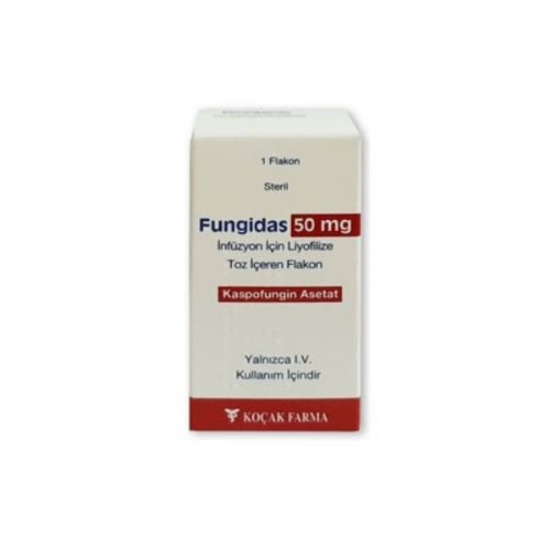 FUNGIDAS 50 MG INFUZYON ICIN LIYOFILIZE TOZ 1 FLAKON 1 FUNGIDAS 50 MG INFUZYON ICIN LIYOFILIZE TOZ 1 FLAKON 21886