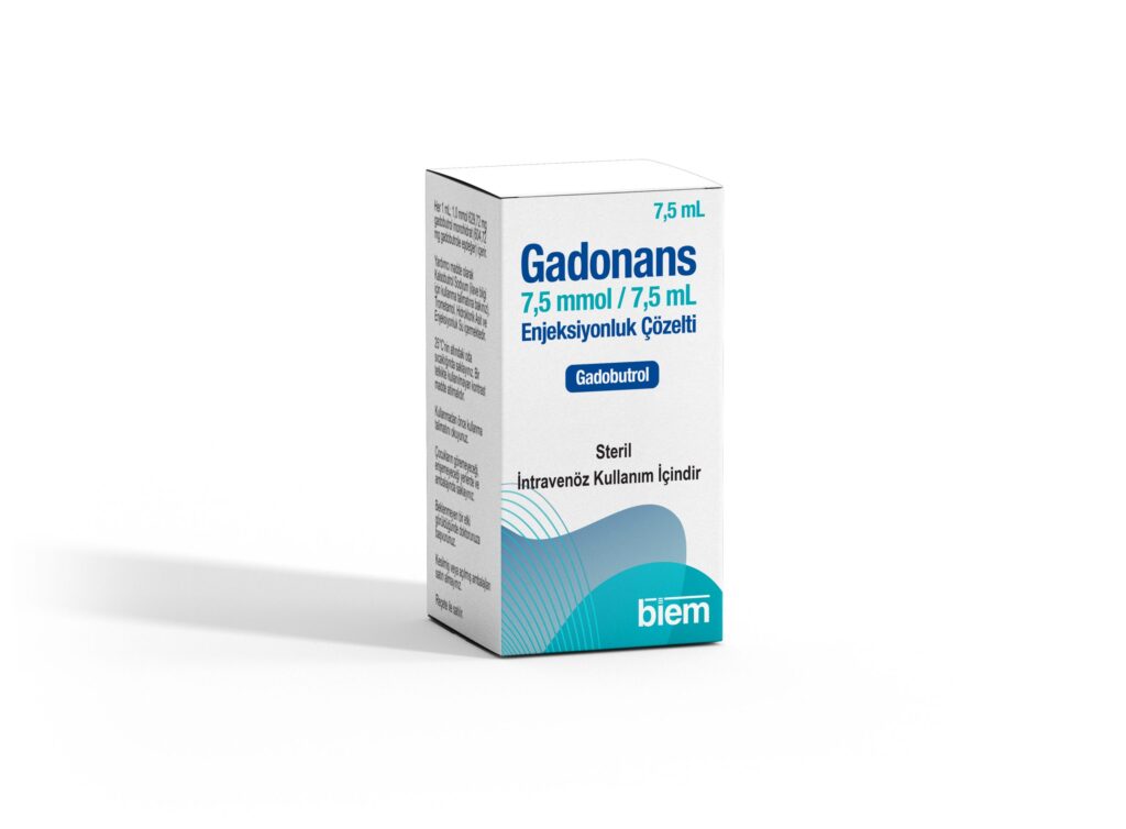 GADONANS 7,5 MMOL/7,5 ML ENJEKSIYONLUK COZELTI 1 GADONANS 75 MMOL 75 ML ENJEKSIYONLUK COZELTI 21916