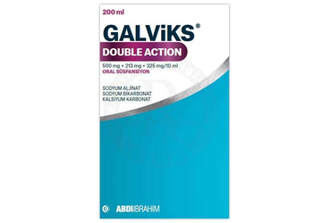 GALVIKS DOUBLE ACTION 500MG + 213MG + 325MG/10ML ORAL SÜSPANSİYON (200 ML) 1 GALVIKS DOUBLE ACTION 500MG 213MG 325MG 10ML ORAL SUSPANSIYON 200 ML 21925
