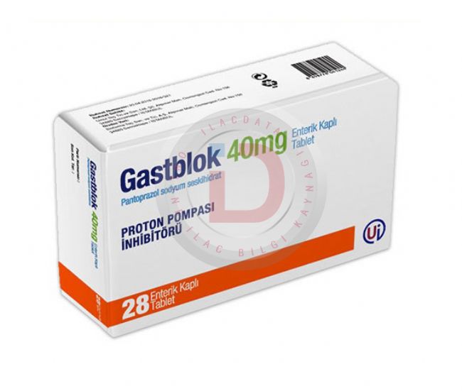 GASTBLOK 40 MG 28 ENTERIK KAPLI TABLET 1 GASTBLOK 40 MG 28 ENTERIK KAPLI TABLET 30219