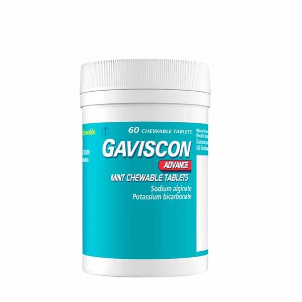 GAVISCON 500 MG 60 TABLET 1 GAVISCON 500 MG 60 TABLET 30230