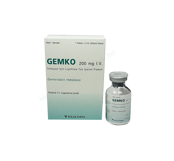 GEMKO 200 MG IV INF. ICIN LIYOFILIZE TOZ ICEREN FLAKON 21952