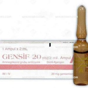GENSIF 20 MG/2 ML 50 AMPUL 1 GENSIF 20 MG 2 ML 50 AMPUL 30269