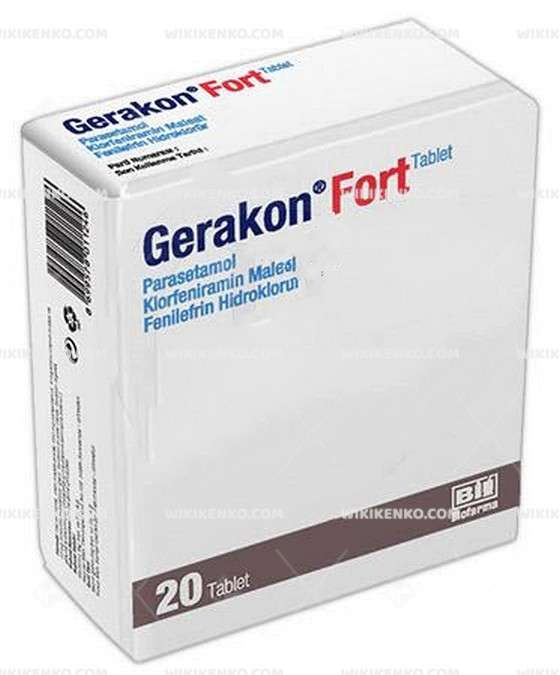GERAKON FORT 20 TABLET 1 GERAKON FORT 20 TABLET 30290