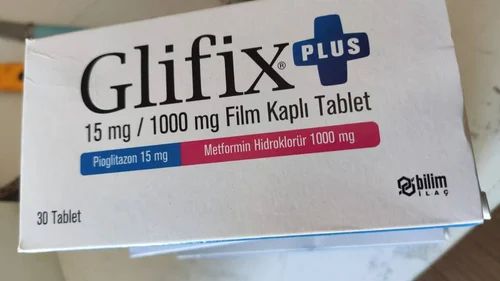 GLIFIX PLUS 15/1000 MG 30 FILM KAPLI TABLET 1 GLIFIX PLUS 15 1000 MG 30 FILM KAPLI TABLET 22012
