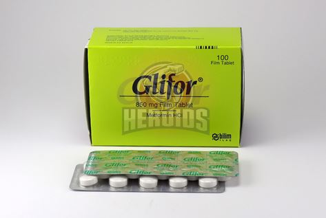 GLIFOR 850 MG 100 FILM TABLET 1 GLIFOR 850 MG 100 FILM TABLET 22016