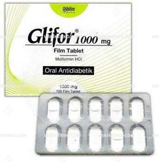 GLIFOR SR 1000 UZATILMIS SALIMLI 56 TABLET 1 GLIFOR SR 1000 UZATILMIS SALIMLI 56 TABLET 30333
