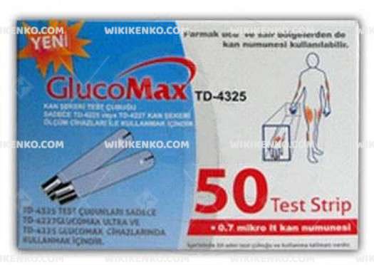 GLUCOMAX TD-4325 50 STRIP 1 GLUCOMAX TD 4325 50 STRIP 22047