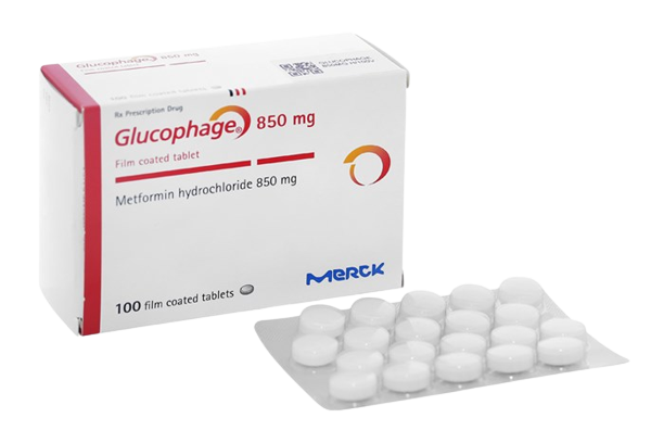 GLUCOPHAGE 850 MG 100 FILM TABLET 1 GLUCOPHAGE 850 MG 100 FILM TABLET 30379