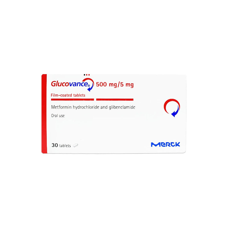 GLUCOVANCE 500 5 MG 30 FILM TABLET 30388