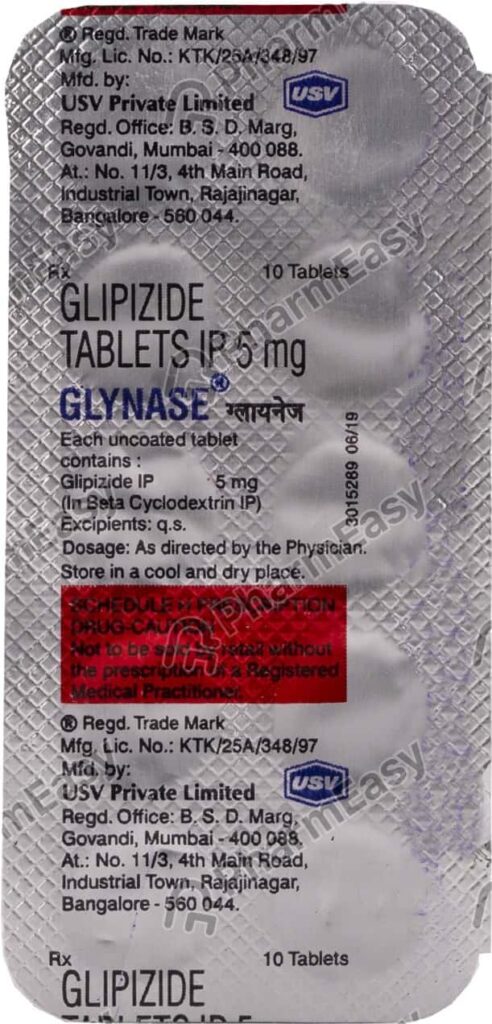 GLYNOSE 50 MG 60 TABLET 1 GLYNOSE 50 MG 60 TABLET 30403