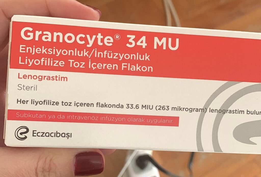 GRANOCYTE 34 MU ENJEKSIYONLUK/INFUZYONLUK LIYOFILIZE TOZ ICEREN FLAKON 1 GRANOCYTE 34 MU ENJEKSIYONLUK INFUZYONLUK LIYOFILIZE TOZ ICEREN FLAKON 30421